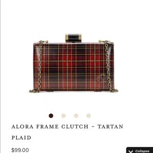 Patricia Nash Alora frame clutch - plaid